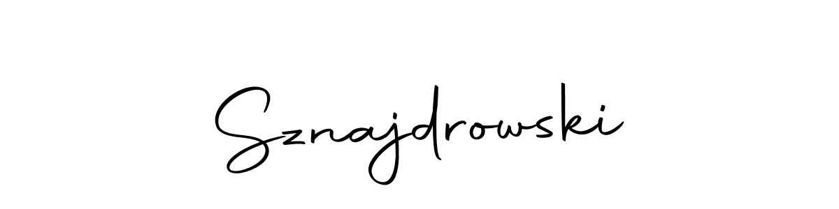 How to make Sznajdrowski signature? Autography-DOLnW is a professional autograph style. Create handwritten signature for Sznajdrowski name. Sznajdrowski signature style 10 images and pictures png