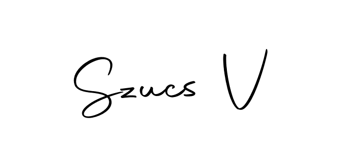 Once you've used our free online signature maker to create your best signature Autography-DOLnW style, it's time to enjoy all of the benefits that Szucs V name signing documents. Szucs V signature style 10 images and pictures png