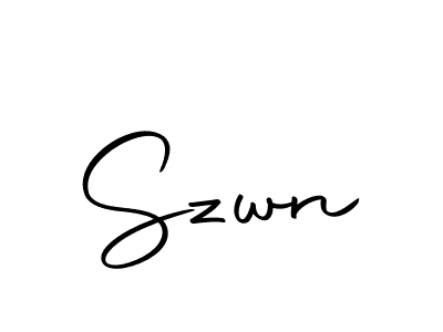 The best way (Autography-DOLnW) to make a short signature is to pick only two or three words in your name. The name Szwn include a total of six letters. For converting this name. Szwn signature style 10 images and pictures png