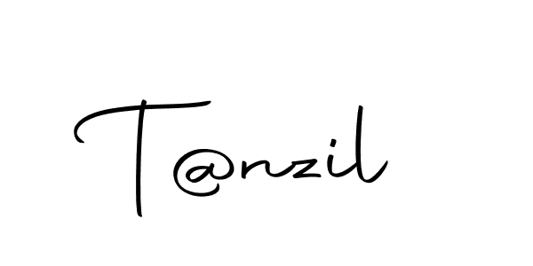 Design your own signature with our free online signature maker. With this signature software, you can create a handwritten (Autography-DOLnW) signature for name T@nzil. T@nzil signature style 10 images and pictures png