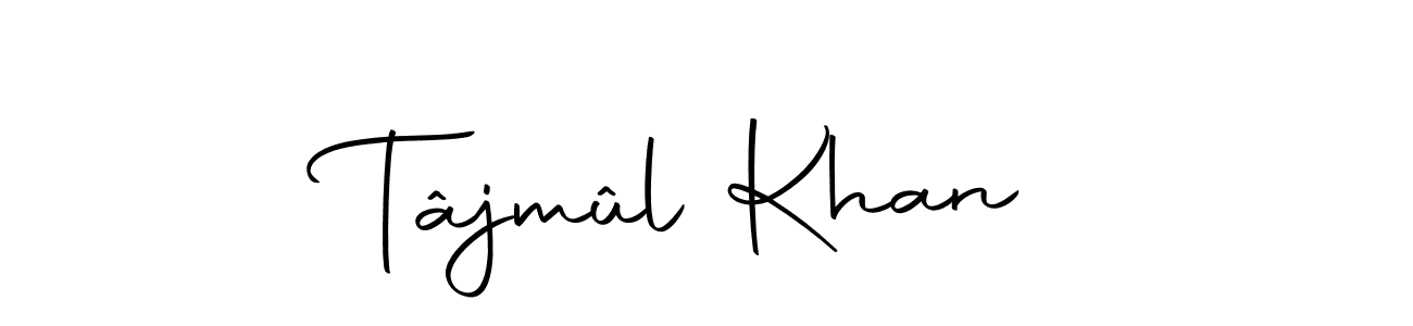 Design your own signature with our free online signature maker. With this signature software, you can create a handwritten (Autography-DOLnW) signature for name Tâjmûl Khan. Tâjmûl Khan signature style 10 images and pictures png