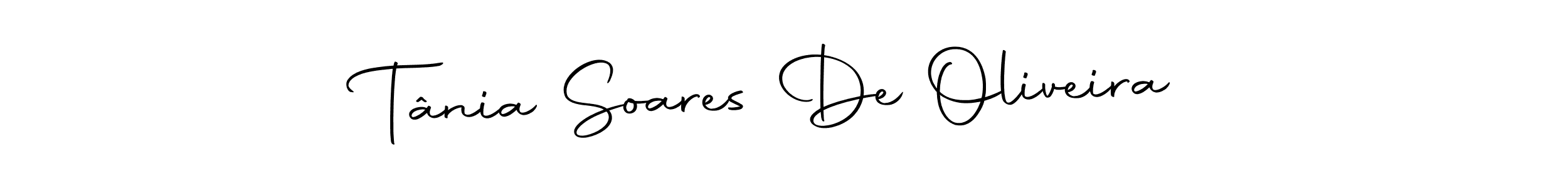 Here are the top 10 professional signature styles for the name Tânia Soares De Oliveira. These are the best autograph styles you can use for your name. Tânia Soares De Oliveira signature style 10 images and pictures png