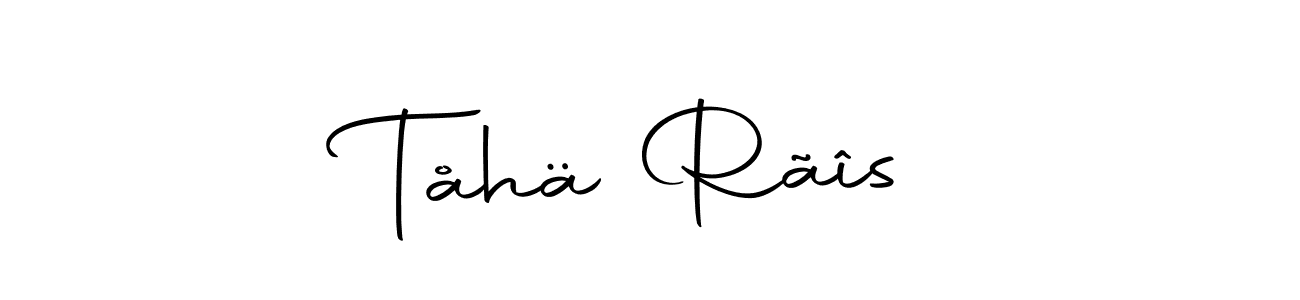 Once you've used our free online signature maker to create your best signature Autography-DOLnW style, it's time to enjoy all of the benefits that Tåhä Rãîs name signing documents. Tåhä Rãîs signature style 10 images and pictures png