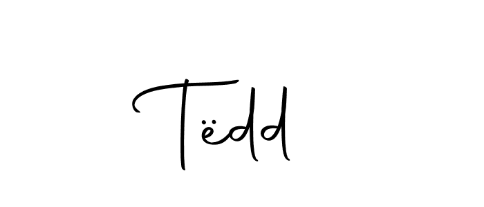 Use a signature maker to create a handwritten signature online. With this signature software, you can design (Autography-DOLnW) your own signature for name Tëddƴ. Tëddƴ signature style 10 images and pictures png