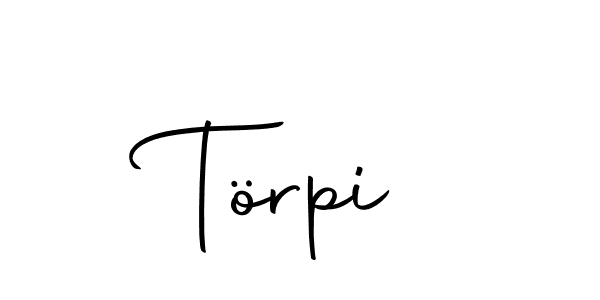 The best way (Autography-DOLnW) to make a short signature is to pick only two or three words in your name. The name Törpi include a total of six letters. For converting this name. Törpi signature style 10 images and pictures png