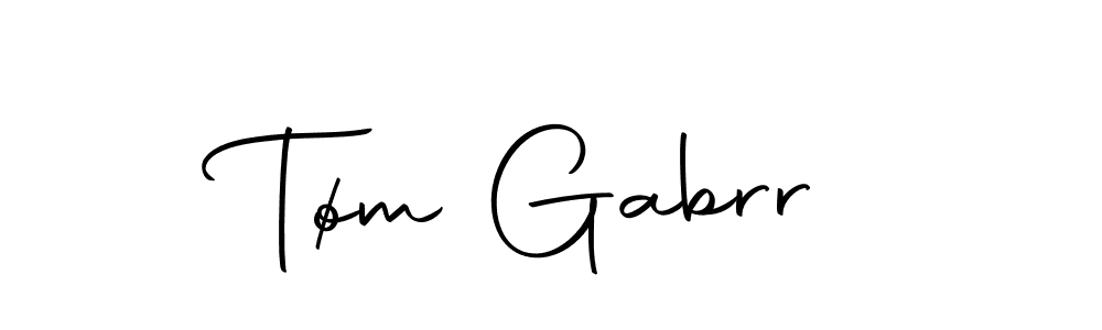 How to make Tøm Gabrr signature? Autography-DOLnW is a professional autograph style. Create handwritten signature for Tøm Gabrr name. Tøm Gabrr signature style 10 images and pictures png