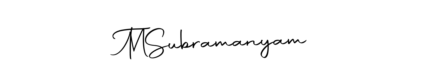 How to make T   M  Subramanyam signature? Autography-DOLnW is a professional autograph style. Create handwritten signature for T   M  Subramanyam name. T   M  Subramanyam signature style 10 images and pictures png