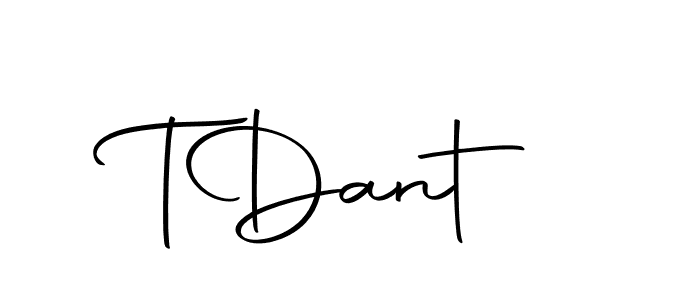 Create a beautiful signature design for name T  Dant. With this signature (Autography-DOLnW) fonts, you can make a handwritten signature for free. T  Dant signature style 10 images and pictures png