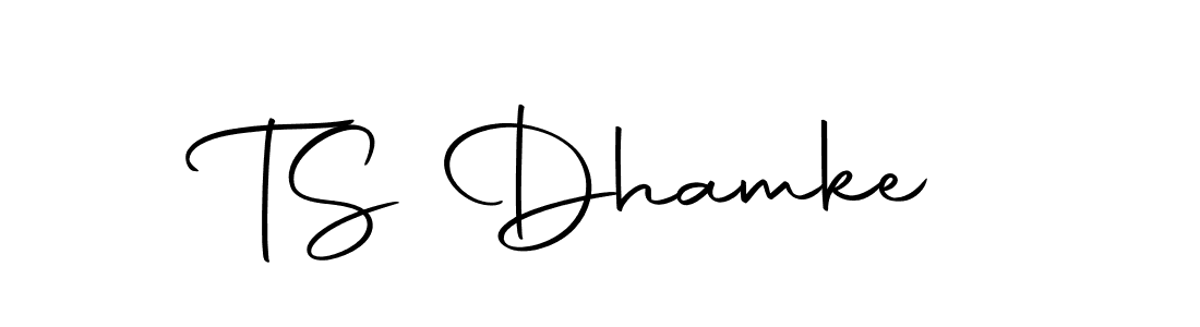 This is the best signature style for the T  S Dhamke name. Also you like these signature font (Autography-DOLnW). Mix name signature. T  S Dhamke signature style 10 images and pictures png