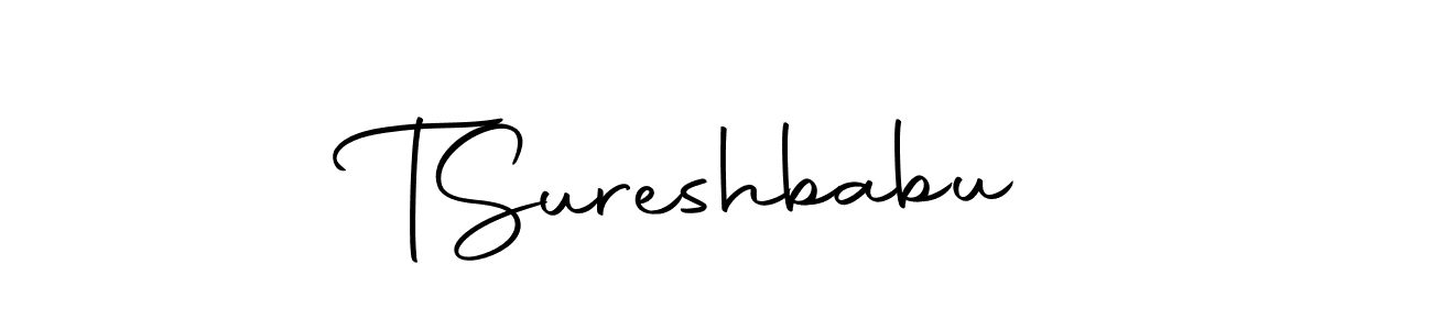 Once you've used our free online signature maker to create your best signature Autography-DOLnW style, it's time to enjoy all of the benefits that T  Sureshbabu name signing documents. T  Sureshbabu signature style 10 images and pictures png