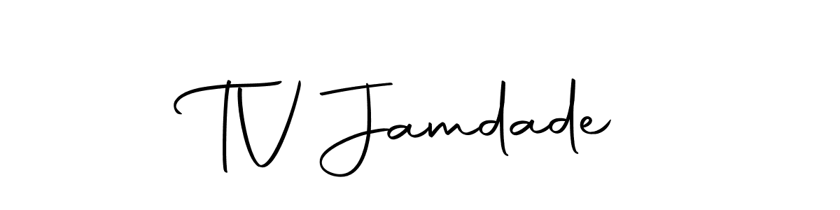 Also You can easily find your signature by using the search form. We will create T  V Jamdade name handwritten signature images for you free of cost using Autography-DOLnW sign style. T  V Jamdade signature style 10 images and pictures png