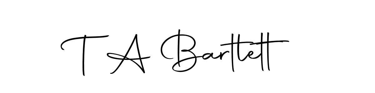 Also we have T A Bartlett name is the best signature style. Create professional handwritten signature collection using Autography-DOLnW autograph style. T A Bartlett signature style 10 images and pictures png