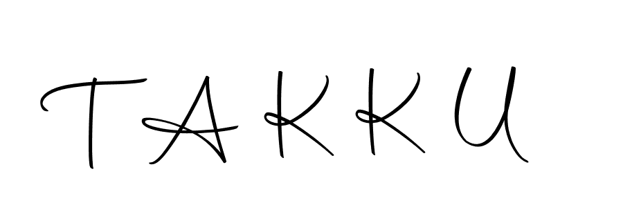 The best way (Autography-DOLnW) to make a short signature is to pick only two or three words in your name. The name T A K K U include a total of six letters. For converting this name. T A K K U signature style 10 images and pictures png