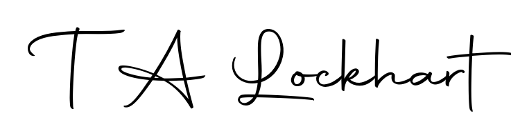 Style your name T A Lockhart with confidence using Autography-DOLnW signature design. Simple, elegant, and ready for immediate document use. T A Lockhart signature style 10 images and pictures png