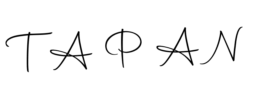This is the best signature style for the T A P A N name. Also you like these signature font (Autography-DOLnW). Mix name signature. T A P A N signature style 10 images and pictures png