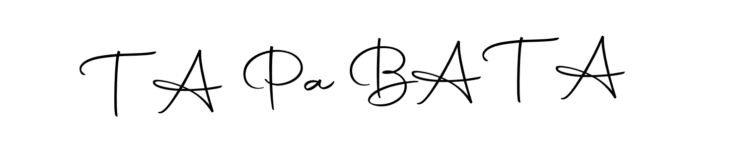 How to make T A Pa B  A T A signature? Autography-DOLnW is a professional autograph style. Create handwritten signature for T A Pa B  A T A name. T A Pa B  A T A signature style 10 images and pictures png