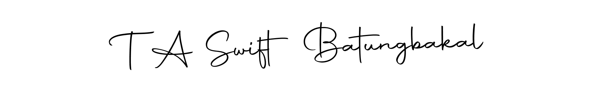 This is the best signature style for the T A Swift Batungbakal name. Also you like these signature font (Autography-DOLnW). Mix name signature. T A Swift Batungbakal signature style 10 images and pictures png