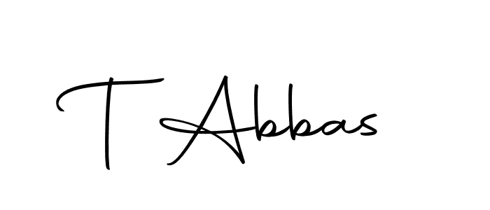 Make a beautiful signature design for name T Abbas. Use this online signature maker to create a handwritten signature for free. T Abbas signature style 10 images and pictures png