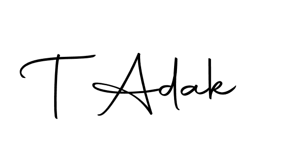 Check out images of Autograph of T Adak name. Actor T Adak Signature Style. Autography-DOLnW is a professional sign style online. T Adak signature style 10 images and pictures png