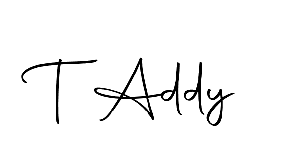 Also we have T Addy name is the best signature style. Create professional handwritten signature collection using Autography-DOLnW autograph style. T Addy signature style 10 images and pictures png