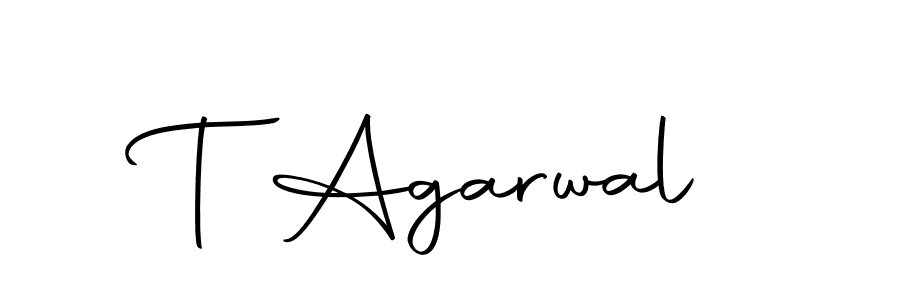 Also we have T Agarwal name is the best signature style. Create professional handwritten signature collection using Autography-DOLnW autograph style. T Agarwal signature style 10 images and pictures png