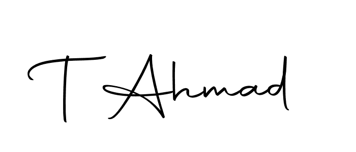 Also we have T Ahmad name is the best signature style. Create professional handwritten signature collection using Autography-DOLnW autograph style. T Ahmad signature style 10 images and pictures png