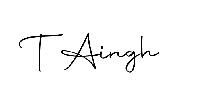 if you are searching for the best signature style for your name T Aingh. so please give up your signature search. here we have designed multiple signature styles  using Autography-DOLnW. T Aingh signature style 10 images and pictures png