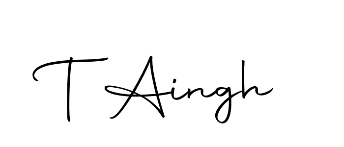 How to make T Aingh signature? Autography-DOLnW is a professional autograph style. Create handwritten signature for T Aingh name. T Aingh signature style 10 images and pictures png