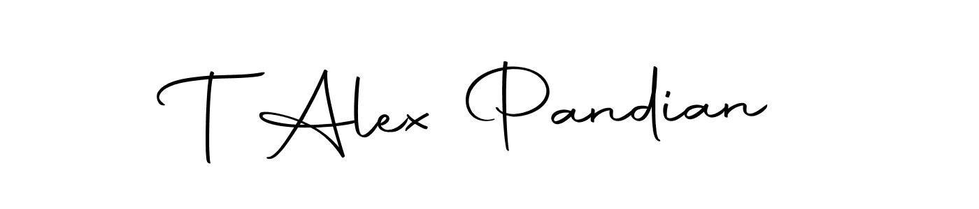 Make a beautiful signature design for name T Alex Pandian. Use this online signature maker to create a handwritten signature for free. T Alex Pandian signature style 10 images and pictures png