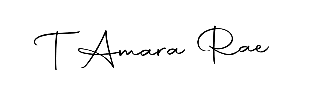 T Amara Rae stylish signature style. Best Handwritten Sign (Autography-DOLnW) for my name. Handwritten Signature Collection Ideas for my name T Amara Rae. T Amara Rae signature style 10 images and pictures png