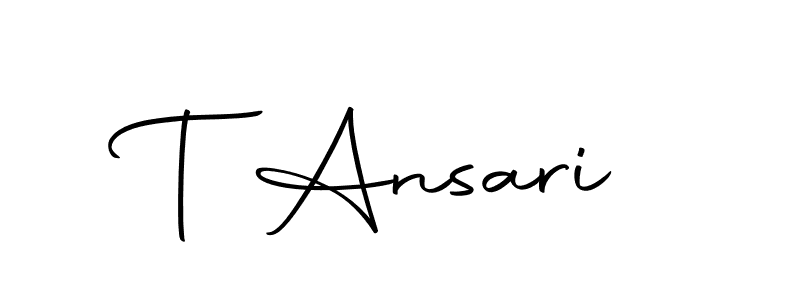 if you are searching for the best signature style for your name T Ansari. so please give up your signature search. here we have designed multiple signature styles  using Autography-DOLnW. T Ansari signature style 10 images and pictures png