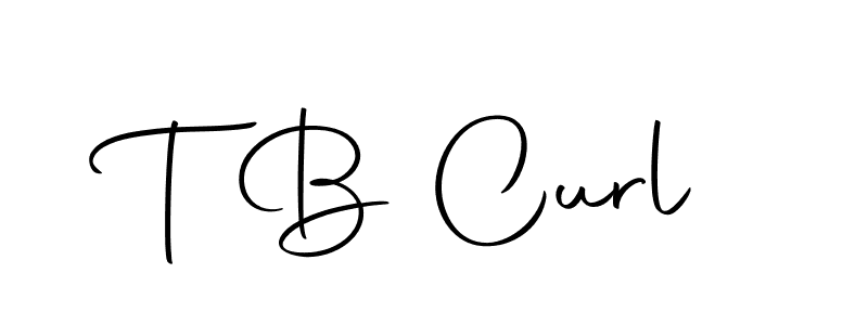 How to make T B Curl name signature. Use Autography-DOLnW style for creating short signs online. This is the latest handwritten sign. T B Curl signature style 10 images and pictures png