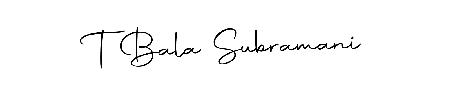 Make a beautiful signature design for name T Bala Subramani. Use this online signature maker to create a handwritten signature for free. T Bala Subramani signature style 10 images and pictures png