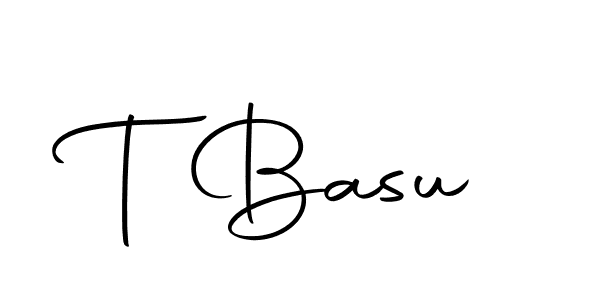 Make a beautiful signature design for name T Basu. Use this online signature maker to create a handwritten signature for free. T Basu signature style 10 images and pictures png