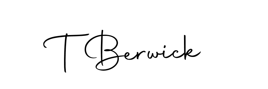 Also we have T Berwick name is the best signature style. Create professional handwritten signature collection using Autography-DOLnW autograph style. T Berwick signature style 10 images and pictures png