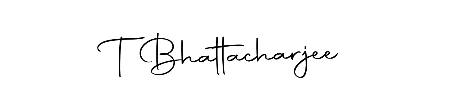 How to make T Bhattacharjee signature? Autography-DOLnW is a professional autograph style. Create handwritten signature for T Bhattacharjee name. T Bhattacharjee signature style 10 images and pictures png