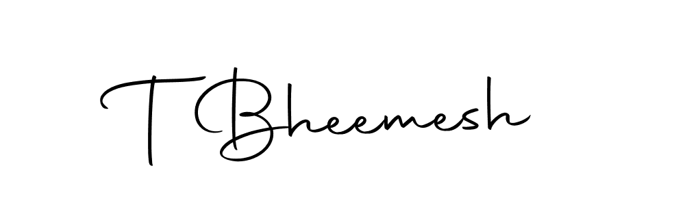 Once you've used our free online signature maker to create your best signature Autography-DOLnW style, it's time to enjoy all of the benefits that T Bheemesh name signing documents. T Bheemesh signature style 10 images and pictures png