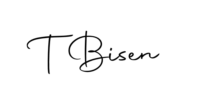 Create a beautiful signature design for name T Bisen. With this signature (Autography-DOLnW) fonts, you can make a handwritten signature for free. T Bisen signature style 10 images and pictures png