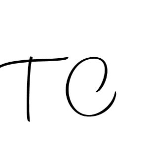 Design your own signature with our free online signature maker. With this signature software, you can create a handwritten (Autography-DOLnW) signature for name T C. T C signature style 10 images and pictures png