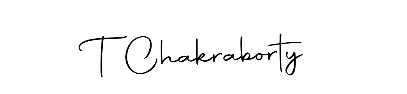 Design your own signature with our free online signature maker. With this signature software, you can create a handwritten (Autography-DOLnW) signature for name T Chakraborty. T Chakraborty signature style 10 images and pictures png