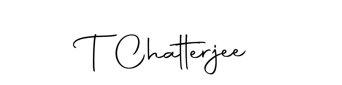 The best way (Autography-DOLnW) to make a short signature is to pick only two or three words in your name. The name T Chatterjee include a total of six letters. For converting this name. T Chatterjee signature style 10 images and pictures png