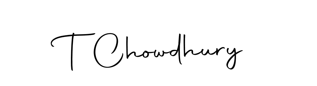 Make a beautiful signature design for name T Chowdhury. Use this online signature maker to create a handwritten signature for free. T Chowdhury signature style 10 images and pictures png