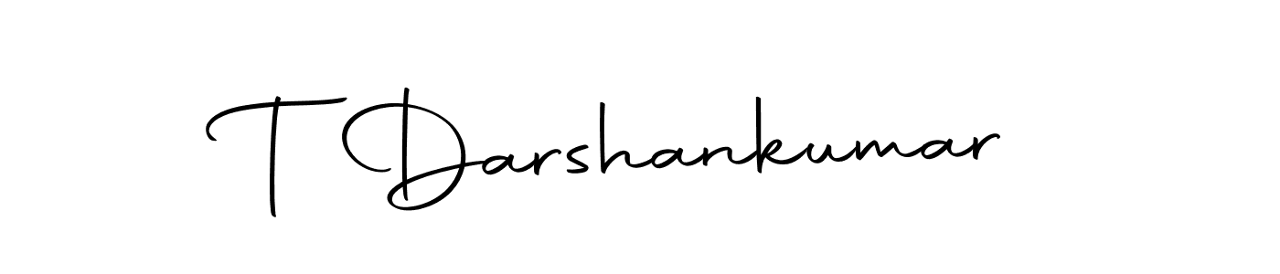 Design your own signature with our free online signature maker. With this signature software, you can create a handwritten (Autography-DOLnW) signature for name T Darshankumar. T Darshankumar signature style 10 images and pictures png