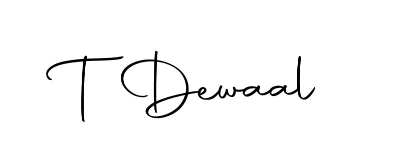 Make a beautiful signature design for name T Dewaal. Use this online signature maker to create a handwritten signature for free. T Dewaal signature style 10 images and pictures png