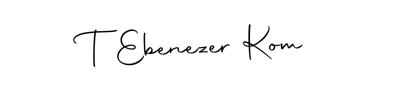 Here are the top 10 professional signature styles for the name T Ebenezer Kom. These are the best autograph styles you can use for your name. T Ebenezer Kom signature style 10 images and pictures png