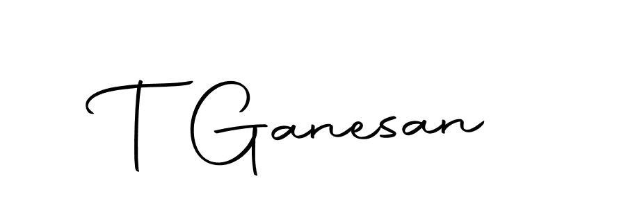 How to make T Ganesan name signature. Use Autography-DOLnW style for creating short signs online. This is the latest handwritten sign. T Ganesan signature style 10 images and pictures png