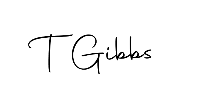 Use a signature maker to create a handwritten signature online. With this signature software, you can design (Autography-DOLnW) your own signature for name T Gibbs. T Gibbs signature style 10 images and pictures png