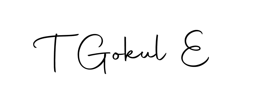 T Gokul E stylish signature style. Best Handwritten Sign (Autography-DOLnW) for my name. Handwritten Signature Collection Ideas for my name T Gokul E. T Gokul E signature style 10 images and pictures png