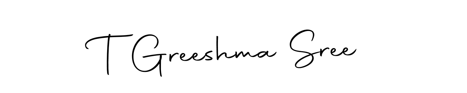 T Greeshma Sree stylish signature style. Best Handwritten Sign (Autography-DOLnW) for my name. Handwritten Signature Collection Ideas for my name T Greeshma Sree. T Greeshma Sree signature style 10 images and pictures png