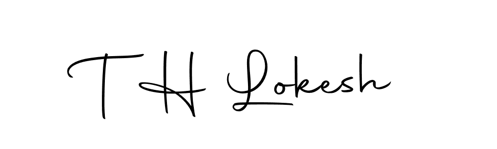 Also You can easily find your signature by using the search form. We will create T H Lokesh name handwritten signature images for you free of cost using Autography-DOLnW sign style. T H Lokesh signature style 10 images and pictures png